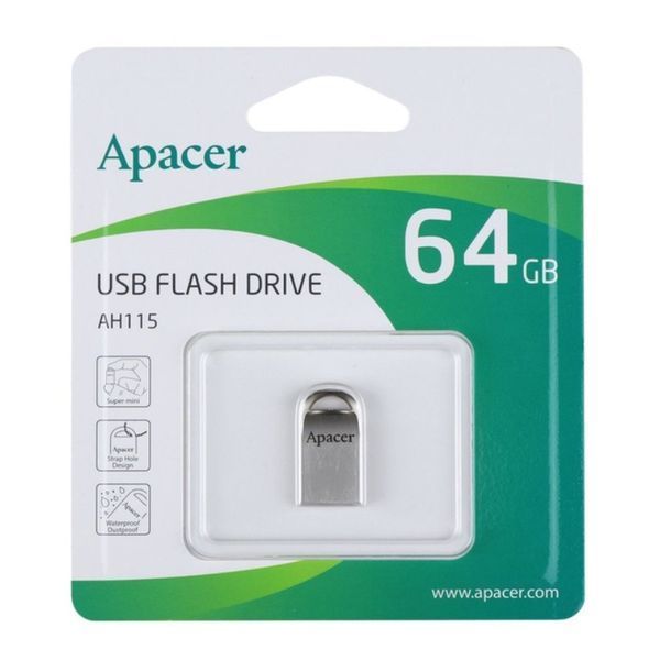 Флеш-накопитель Apacer USB 2.0 AH111 64GB Crystal AP64GAH111CR-1 фото