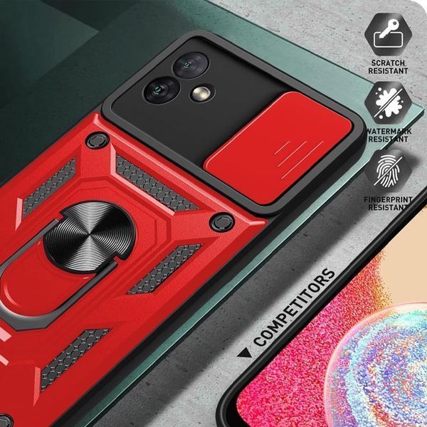 Ударопрочный чехол Camshield Serge Ring для Samsung Galaxy A04 Red 777-04542 фото