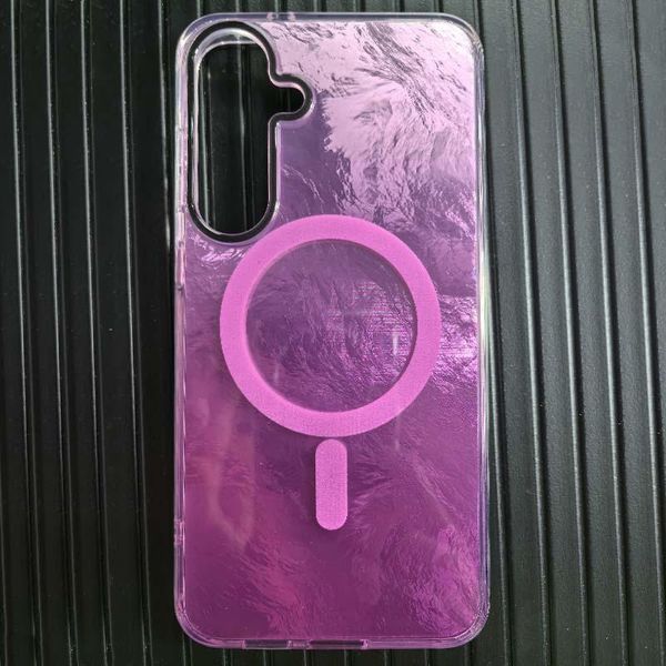 Чехол TPU Shiny Mountain (MagFit) для Samsung Galaxy S26 Pink 777-09170 фото