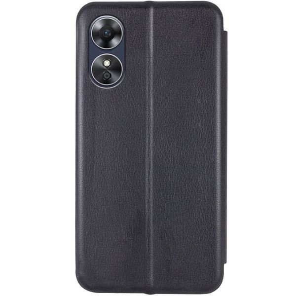 Шкіряний чохол-книжка Classy для Oppo A17 / A17K Black 777-05818 фото