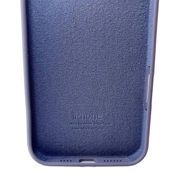 Силиконовый чехол для iPhone 16 Pro Lavender Grey 666-01205 фото
