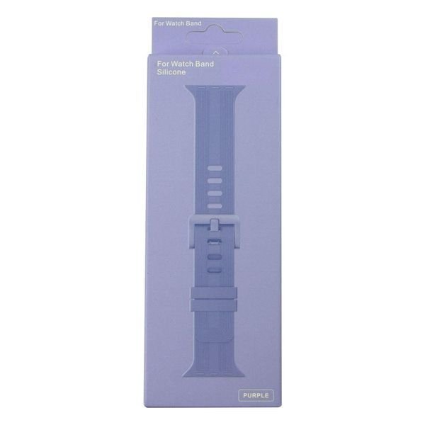 Ремінець Silicone Shine Band для Apple Watch 38/40/41 mm Purple 212-00823 фото