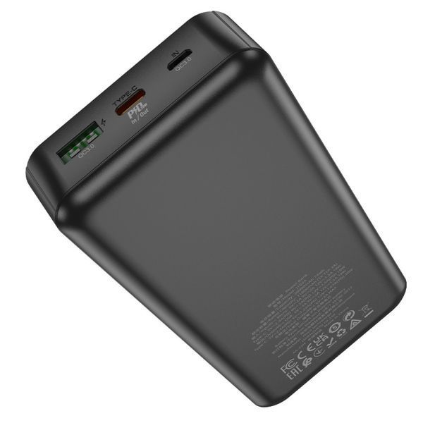 Портативний акумулятор Hoco J102A Cool figure 20000mAh PD20W+QC3.0 Чорний 216-00086 фото