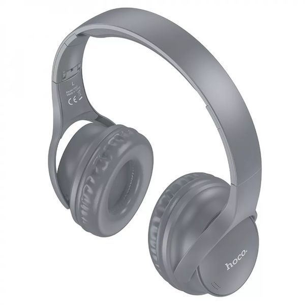 Беспроводные наушники Hoco W40 Mighty Bluetooth Серые 202-00281 фото