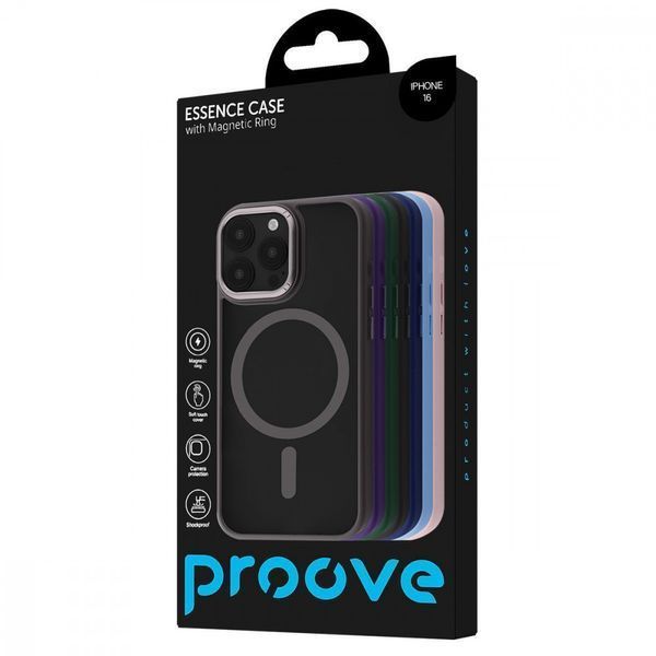 Чехол Proove Essence Case with Magnetic Ring iPhone 16e\17e Natural Titanium 656-04610 фото
