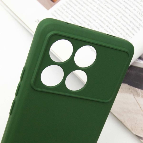 Чохол Silicone Cover Lakshmi Full Camera для Xiaomi Poco X6 / Note 13 Pro 5G Dark green 777-07070 фото