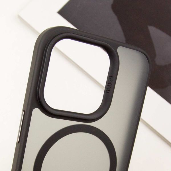 TPU+PC чехол Blueo Skin Friendly Frosted with MagSafe для Apple iPhone 13 Pro Max (6.7") Black 777-07908 фото