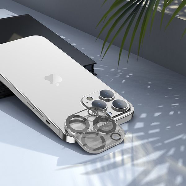 Захисне скло на камеру Hoco 3D all-inclusive night shooting circle lens для iPhone 12 204-00282 фото