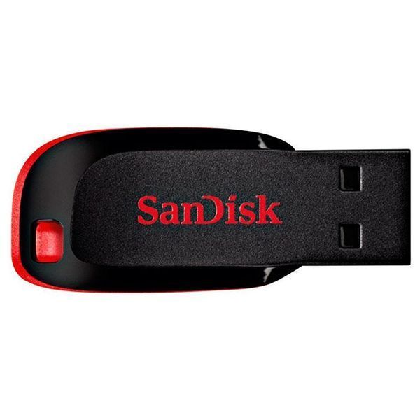 Флеш-накопитель SanDisk USB 2.0 Cruzer Blade 128Gb Black/Red SDCZ50-128G-B35 фото
