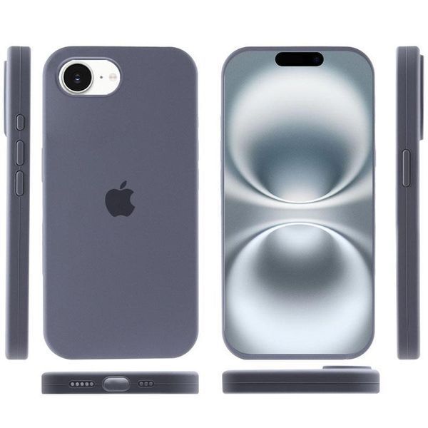 Чехол Silicone Case Full Protective для Apple iPhone 16e\17e (6.1") Lavender Gray 555-04080 фото