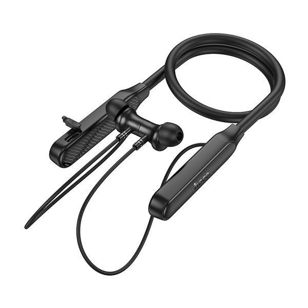 Беспроводные спортивные наушники HOCO ES74 Refinado neck-mounted BT earphones Black 6942007648103 фото