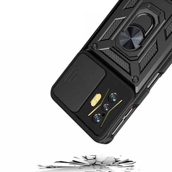 Ударостійкий чохол Camshield Serge Ring для Xiaomi Poco F4 GT Black 777-04531 фото