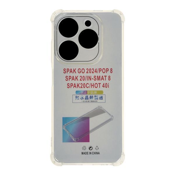 Прозрачный чехол TPU Virgin Hard для Tecno Spark 20 Pro (KJ6) 555-04215 фото
