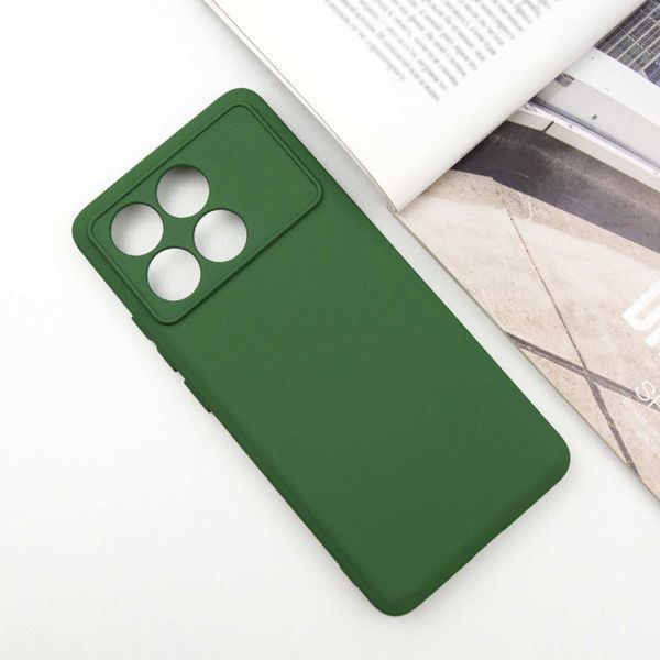 Чохол Silicone Cover Lakshmi Full Camera для Xiaomi Poco X6 / Note 13 Pro 5G Dark green 777-07070 фото