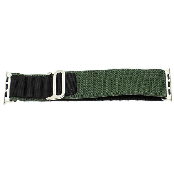 Тканинний ремінець Alpine Loop для Apple Watch 38/40/41 mm Military-green Black 212-00512 фото