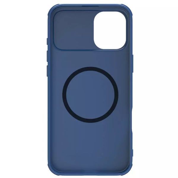 Карбонова накладка Nillkin CamShield Pro Magnetic для Apple iPhone 16 (6.1") Blue 777-08111 фото