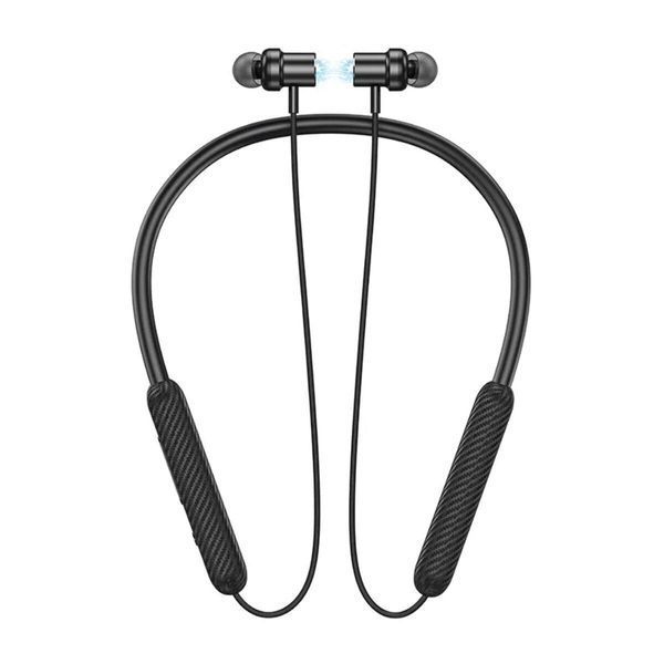 Бездротові навушники HOCO ES70 Armour neck-mounted BT earphones Black 656-01628 фото