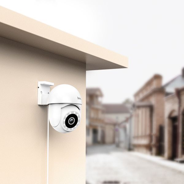 IP-камера видеонаблюдения HOCO D2 outdoor PTZ HD camera White 666-00763 фото