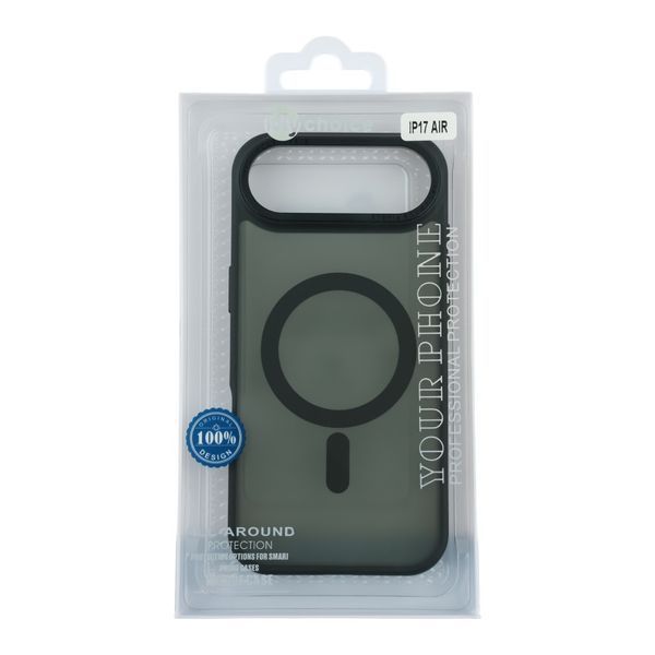 Чехол TPU+PC Goldencis Matte with MagSafe для iPhone 17 Air Black 2020000496830 фото