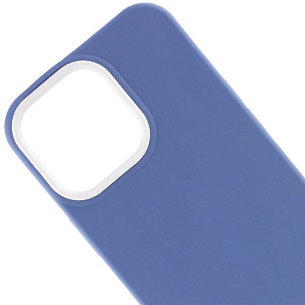 Чохол TPU+PC Bichromatic для Apple iPhone 13 Pro (6.1") Blue / White 555-03980 фото