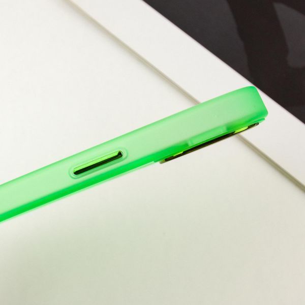 Чохол TPU+PC Lily with MagSafe для Apple iPhone 14 (6.1") Neon Green 214-03608 фото