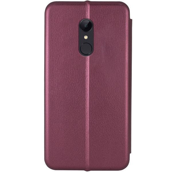 Кожаный чехол-книжка Classy для Xiaomi Redmi 5 Maroon 777-05923 фото