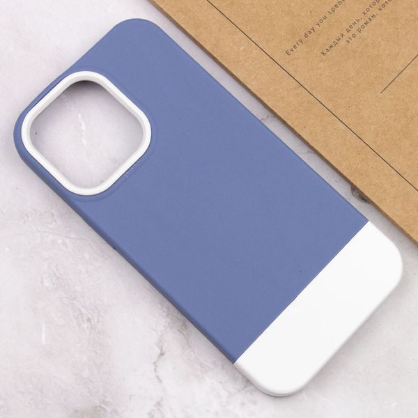 Чохол TPU+PC Bichromatic для Apple iPhone 13 Pro (6.1") Blue / White 555-03980 фото