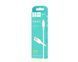 Кабель Denmen D01V USB to Micro USB-Белый 1 м 209-00062 фото 1