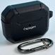 Футляр для навушників з карабіном для AirPods Pro Leather Armor Carabin Black 203-00449 фото 1