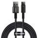 Кабель Baseus Tungsten Gold Fast Charging USB to Type-C 100W (2m) Black CAWJ000101 фото 1