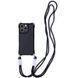 Чохол з шнурком TPU CrossBody with straps для iPhone 16 Pro Max (6.9") Black 555-00433 фото 1