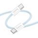 Кабель USB Hoco X104 Source 60W Type-C to Type-C 1m Зелений 209-00337 фото 5
