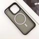 TPU+PC чехол Blueo Skin Friendly Frosted with MagSafe для Apple iPhone 13 Pro Max (6.7") Black 777-07908 фото 6