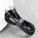 Дата кабель Baseus Cafule USB to MicroUSB Cable 2.4A (1m) (CAMKLF-B) Серый / Черный ILSO-00000034278-1 фото 4