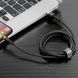 Кабель Baseus Cafule Cable USB For Lightning 2.4A 1m Gold+Black CALKLF-BV1 фото 8