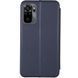 Кожаный чехол-книжка Classy для Xiaomi Redmi Note 10 / Note 10s / Poco M5s Темно-синий 777-03635 фото 2