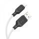 Кабель HOCO X90 Cool silicone charging data cable for iP White 6931474788412 фото 3