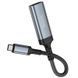 Перехідник Hoco UA43A Type-C to HDTV (0.2m) Metal gray ILSO-00000086511-1 фото 4