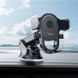 Автотримач для телефона HOCO H5 Integrity one-key car holder (Спрямовуваності console) Black 6931474790934 фото 6