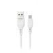 Кабель Denmen D01V USB to Micro USB-Белый 1 м 209-00062 фото 2