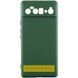 Чехол TPU GETMAN Liquid Silk Full Camera для Google Pixel 9 Зеленый / Dark green ILSO-00000080991-3 фото