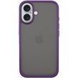 TPU+PC чохол Metal Buttons для Apple iPhone 16 (6.1") Темно-фиолетовый 777-08257 фото
