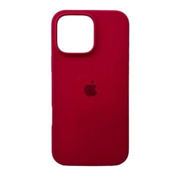 Силиконовый чехол для iPhone 16 Pro Maroon 666-01208 фото