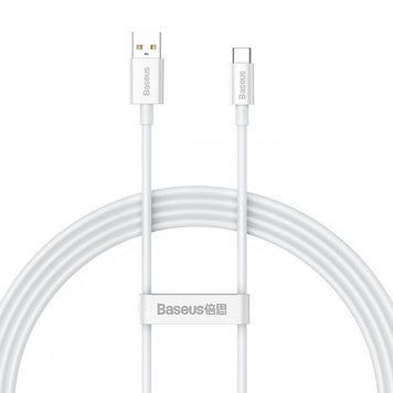 Кабель Baseus Superior Series Fast Charging Data Type-C 100W (1m) White P10320102214-01 фото
