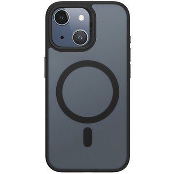 TPU+PC чехол Blueo Skin Friendly Frosted with MagSafe для Apple iPhone 14 / 13 (6.1") Black 777-07909 фото