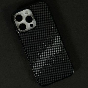 Чехол Gloss Elite Carbonique Magnetic для iPhone 13 Pro Pixel Grey 208-06182 фото