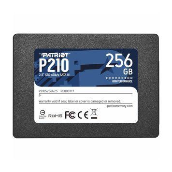 Накопитель SSD Patriot P210 256GB 2.5" 7mm SATAIII 3D QLC P210S256G25 фото