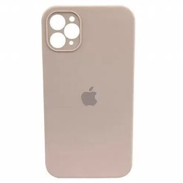 Силіконовый чохол з закритою камерою для iPhone 12 Pro Pink-Sand 208-00810 фото
