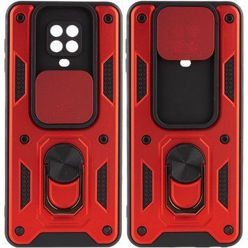 Ударостійкий чохол Camshield Serge Ring для Xiaomi Redmi Note 9s / Note 9 Pro / 9 Pro Max Red 777-04667 фото