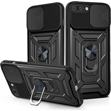 Ударостійкий чохол Camshield Serge Ring для Apple iPhone 7 plus / 8 plus (5.5") Black 208-05568 фото
